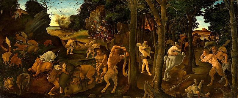 ピエロ・ディ・コージモ《狩りの場面》 1494-1500頃