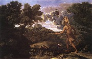 プッサン《ディアーナとオーリオーンのいる風景》1658