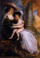 ルーベンス《エレーヌ・フルマンと長子フランソワ》 c1632