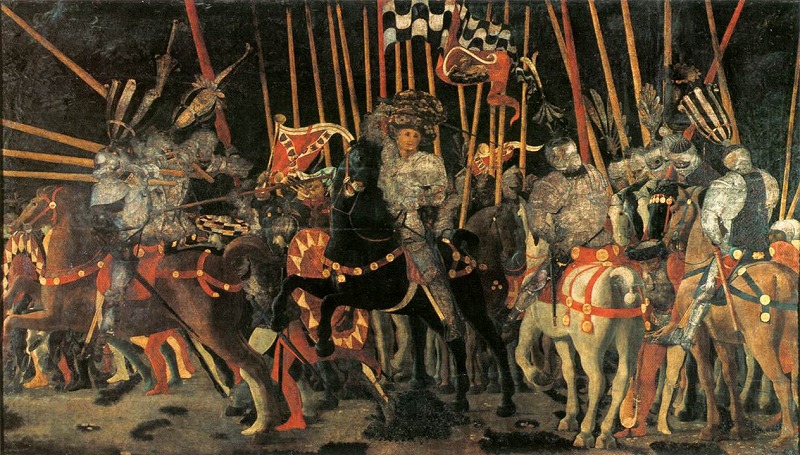 ウッチェッロ《サン・ロマーノの戦い》1456-1460頃 ルーヴル