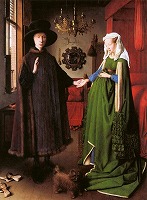 ヤン・ヴァン・エイク《アルノルフィーニ夫妻の肖像》1434