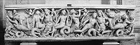 《海のティアソスを表わした石棺》　ヴァティカン
