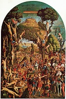 カルパッチョ《一万人の殉教者の磔刑と聖化》1515