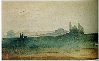 モロー《イタリアの風景》1858