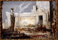 モロー《スカイア門のヘレネー》1880-85頃