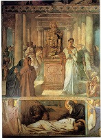 シャセリオー《エジプトの聖マリアの回心》《エジプトの聖マリアの埋葬》1843