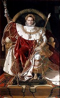 アングル《皇帝の座につくナポレオン1世》1806