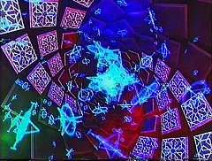 『バーチャル・ウォーズ』 1992　約40分：ヴァーチャル・スペースにおける脳の活性化の際のヴィジョン